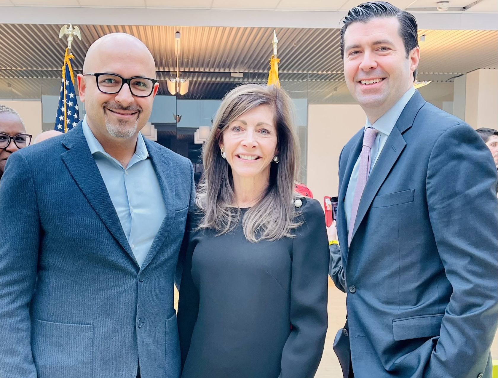 Dr. Himanshu Bhatia, Founder and CEO with New Jersey First Lady Tammy Murphy